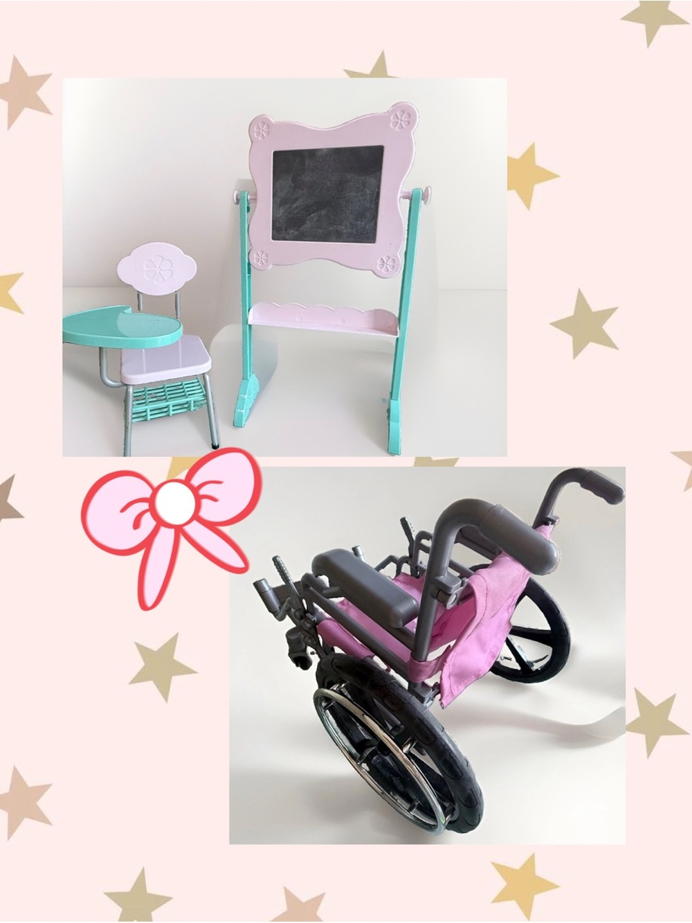JOURNEY GIRLS  18" DOLL BEST in CLASS SET W/Wheelchair